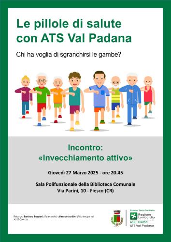 Invecchiamento attivo 27.03.2025
