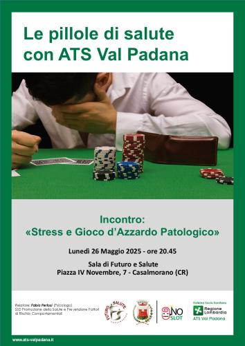 Stress e Gioco d'Azzardo 26.05.2025