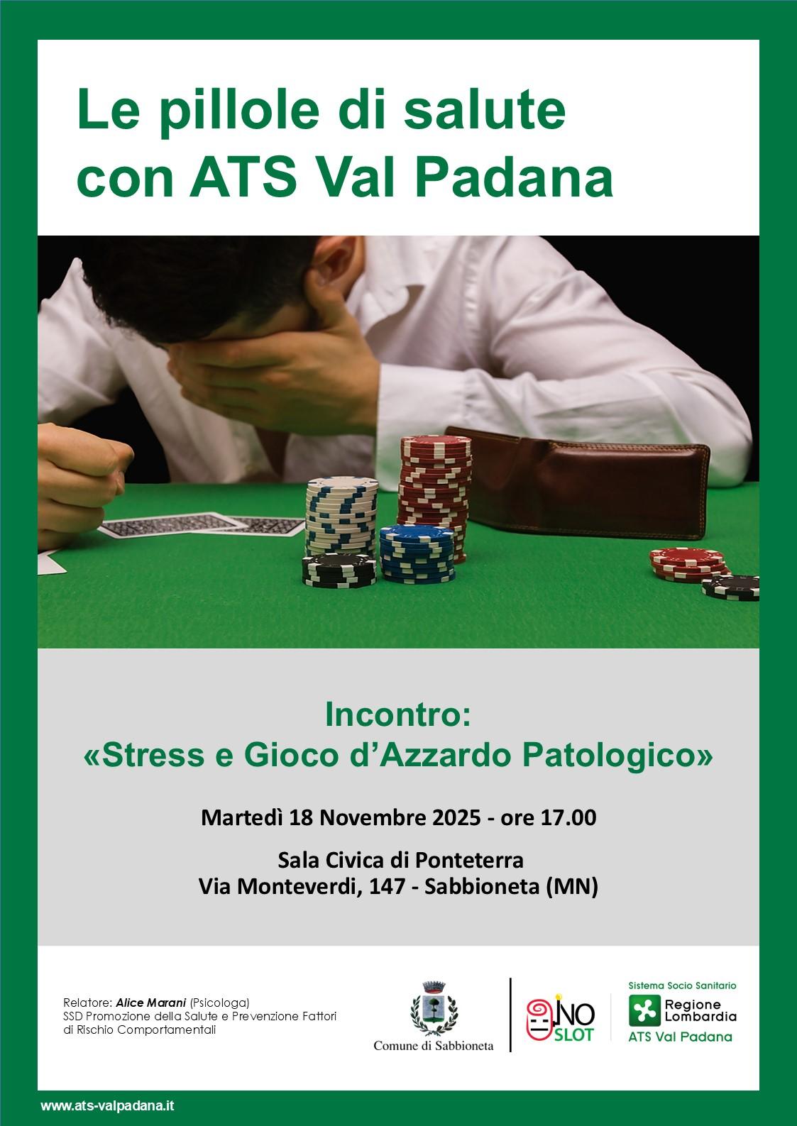 Stress e Gioco d'Azzardo 18.11.2025