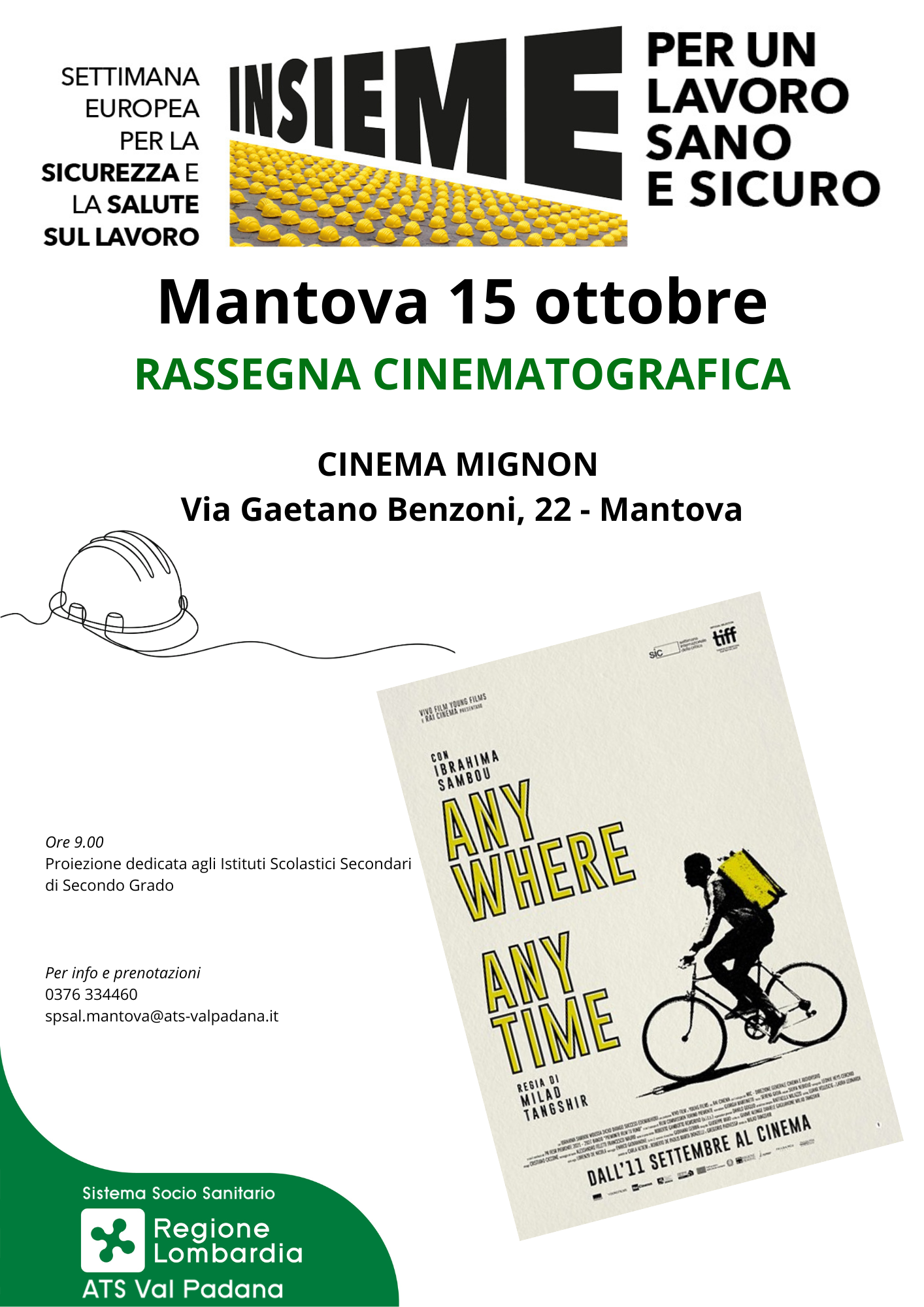 Rassegna cinematografica Mantova 15.10.2025