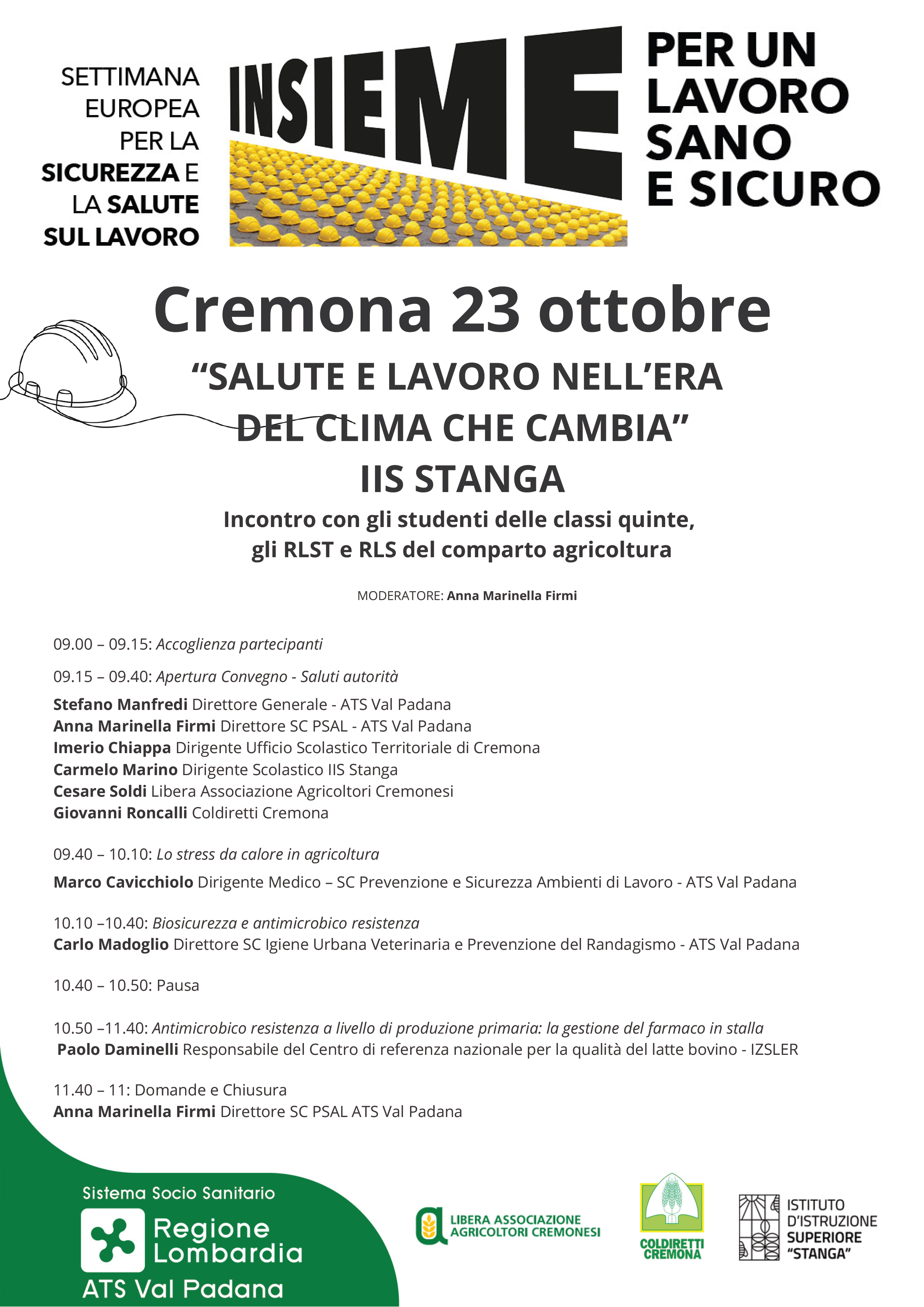 Salute e lavoro 23.10.2025